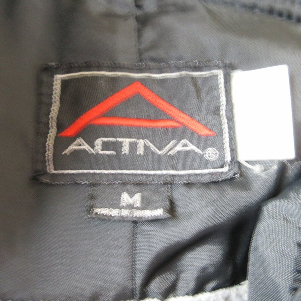 Activa Black Ski Pants Size M Zippered Fly - Picture 6 of 14